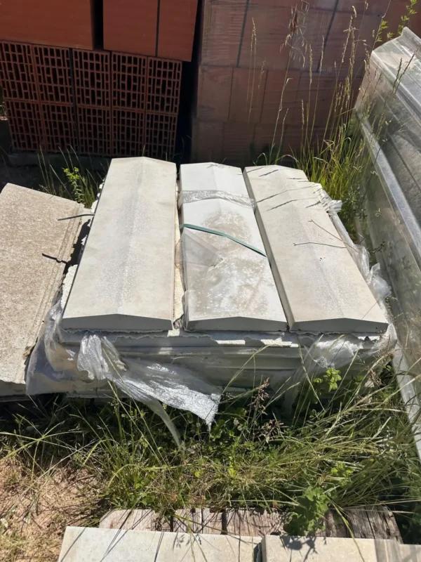 couvertines en béton