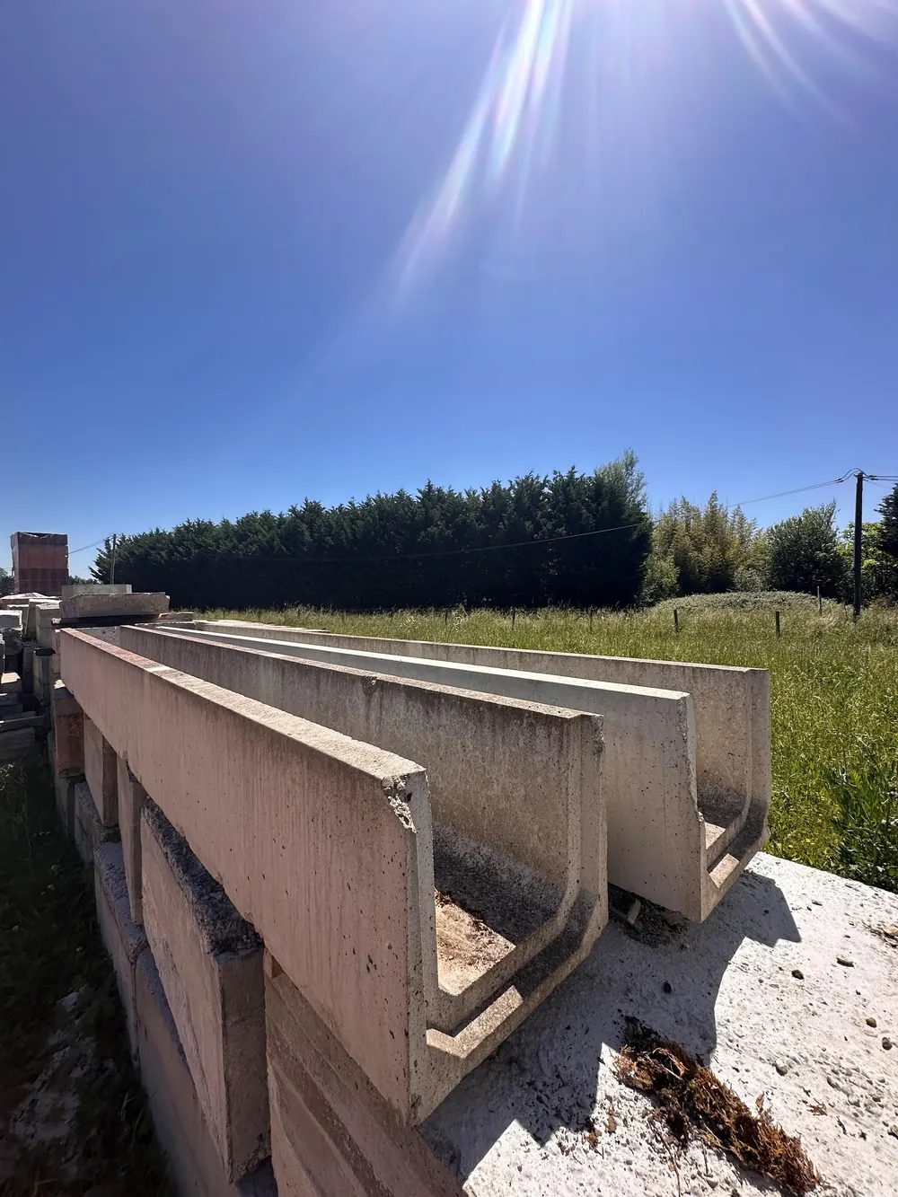 Caniveau technique béton 4 m