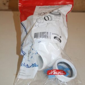 Bonde siphoïde Nicoll 580 pour receveur en grès dans son sachet