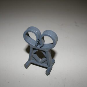 Cale d'armature plastique grise type papillon 65 mm