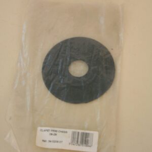 Joint de clapet de chasse d’eau en caoutchouc noir dans son sachet