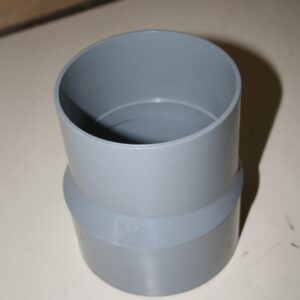 Réduction PVC Ø125-110 GIRPI grise, marquage moulé