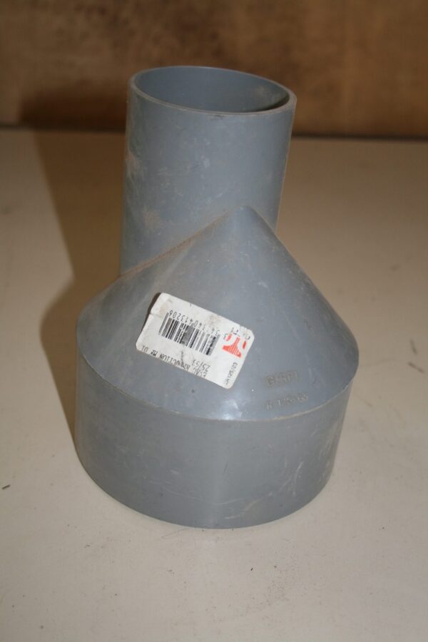 Réduction PVC excentrée mâle-femelle Ø125-63 GIRPI grise
