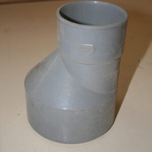Réduction PVC excentrée mâle-femelle Ø125-75 grise