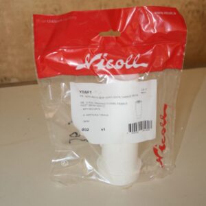 Siphon de sécurité Nicoll YGSF1 sortie verticale Ø32 dans son sachet