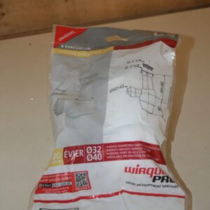 Siphon universel tout en 1 Wirquin Pro Ø32 Ø40 dans son sachet