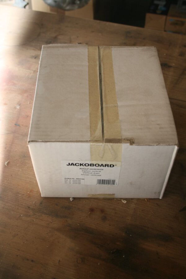 Carton scellé du siphon vertical JACKOBOARD réf. 4504180, à La Bricothèque de Gratens (31)