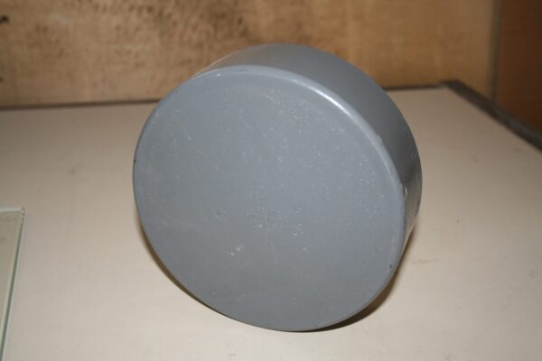 Tampon d’obturation PVC Ø160 gris, marquage EN 1401
