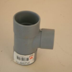 Té réduit PVC 87°30 FF Ø40-32 GIRPI gris avec étiquette