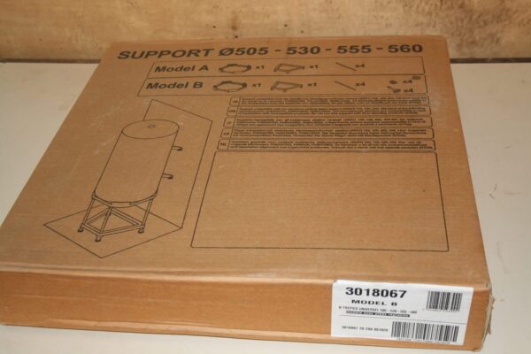 Trépied universel pour chauffe-eau vertical Ø505, 530, 555 ou 560 mm dans son carton